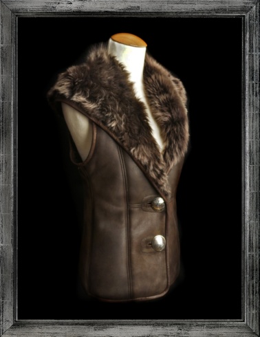 Lady fur vest Toscana lamb